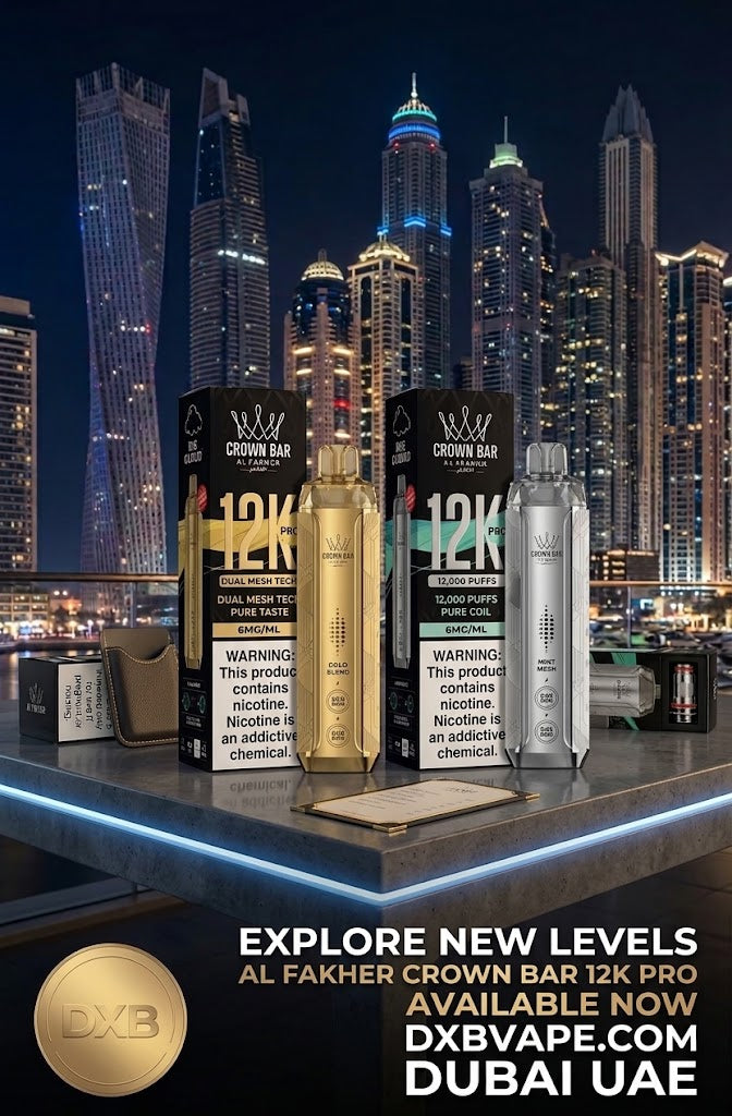 Al Fakher Crown Bar 12K Crystal V2 Disposable Vape in Dubai UAE