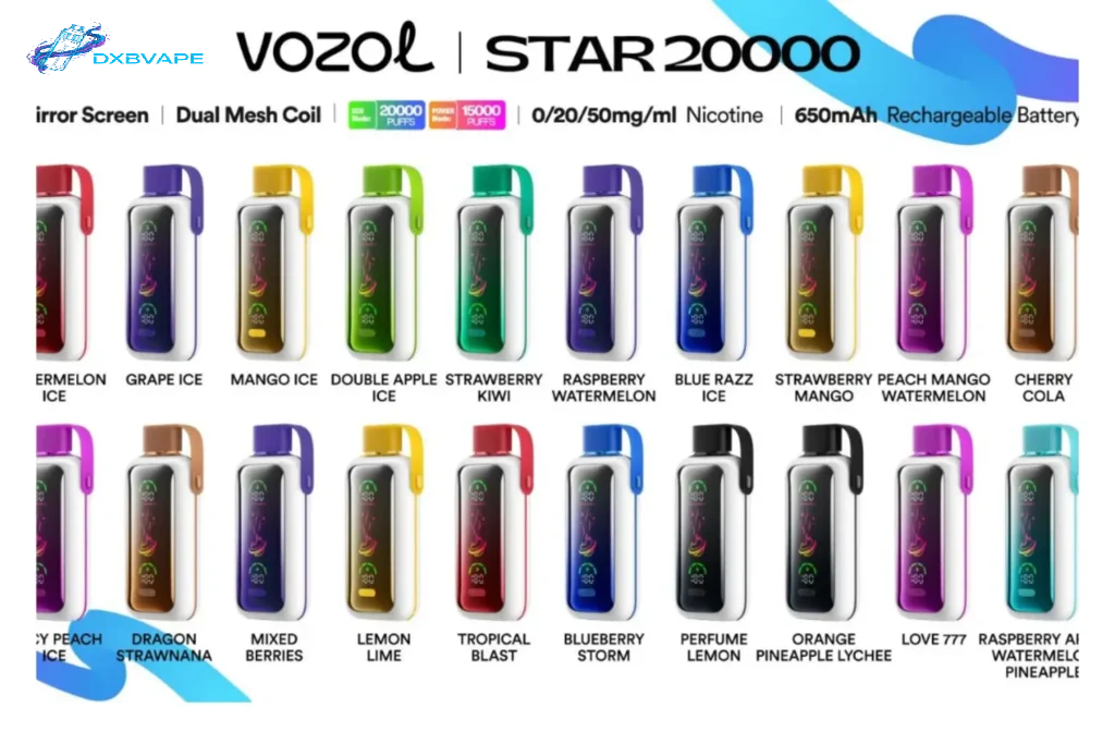 Vozol Star 20000 Puffs 50mg Disposable Vape