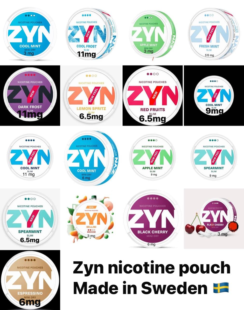 ZYN Nicotine Pouches (made in Sweden) in Dubai UAE